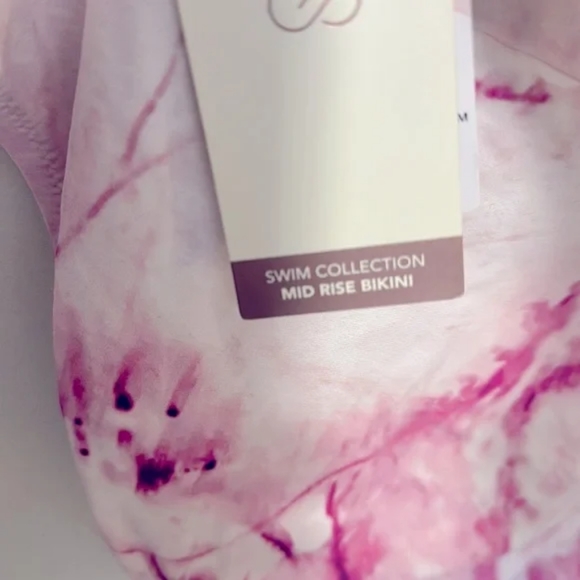 NWT CALIA by Carrie Underwood Pink Magenta Tie-dye Full Coverage Bottom XL - Picture 5 of 12